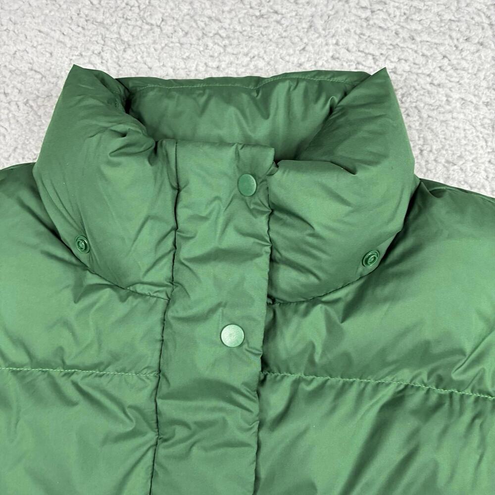 Lululemon Wunder Puff Cropped Vest Womens Everglade Green EVRG LW4BTNS 600 Fill - Picture 2 of 15